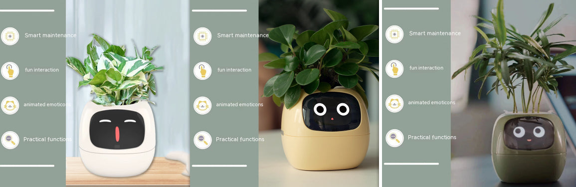 Smart Planter Endless Fun Over 49 Rich Expressions 7 Smart Sensors And AI Chips