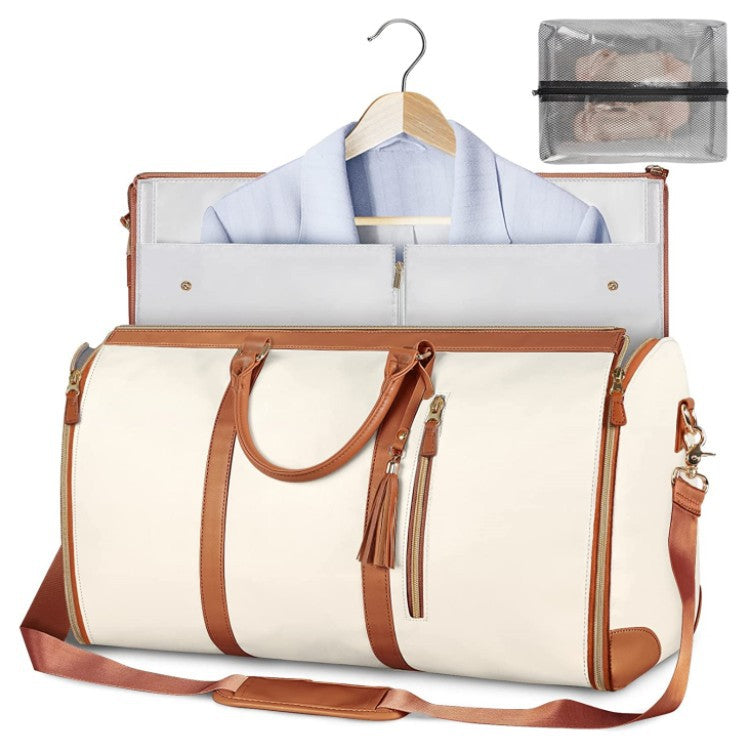 Travel Duffle Bag Women's Handbag Folding Suit Bag
