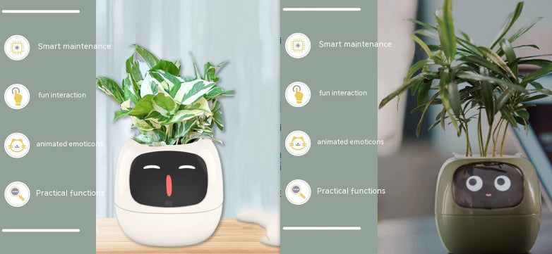 Smart Planter Endless Fun Over 49 Rich Expressions 7 Smart Sensors And AI Chips