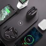 Wireless Charger For Phone  6 In 1 Charging Dock Station