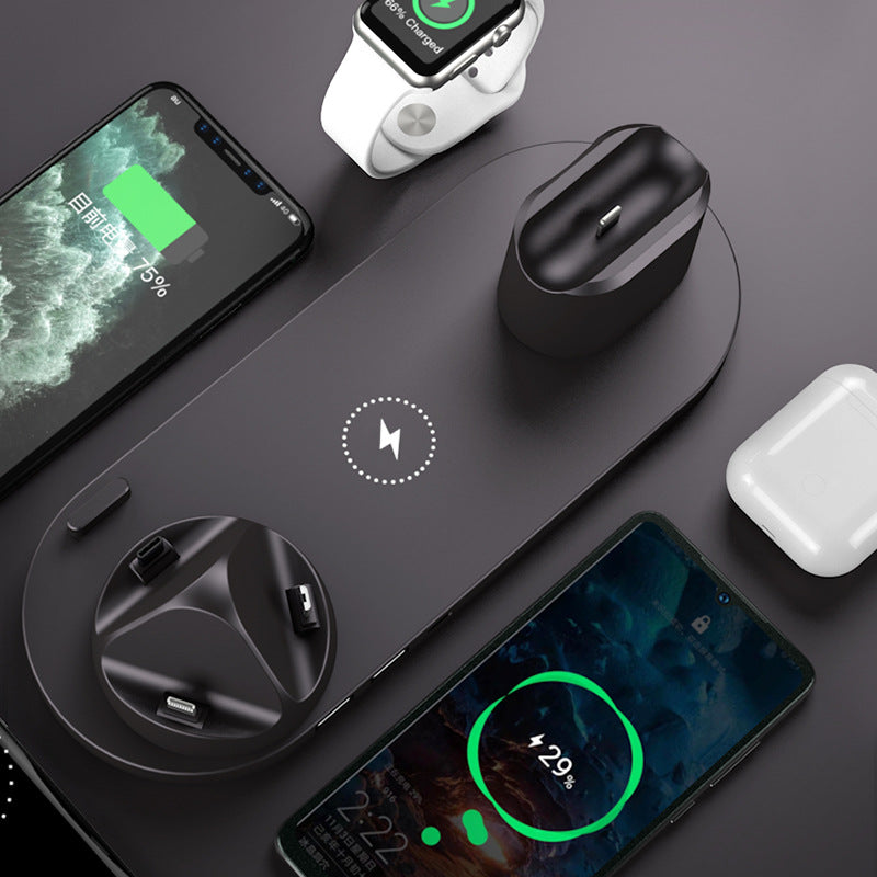 Wireless Charger For Phone  6 In 1 Charging Dock Station