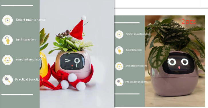 Smart Planter Endless Fun Over 49 Rich Expressions 7 Smart Sensors And AI Chips