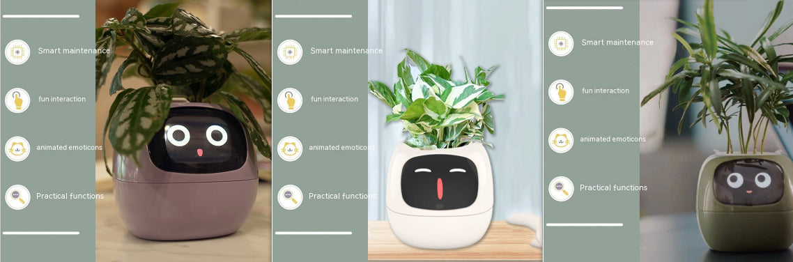 Smart Planter Endless Fun Over 49 Rich Expressions 7 Smart Sensors And AI Chips