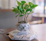Levitating Plant Pot Marble Color Floating Planter