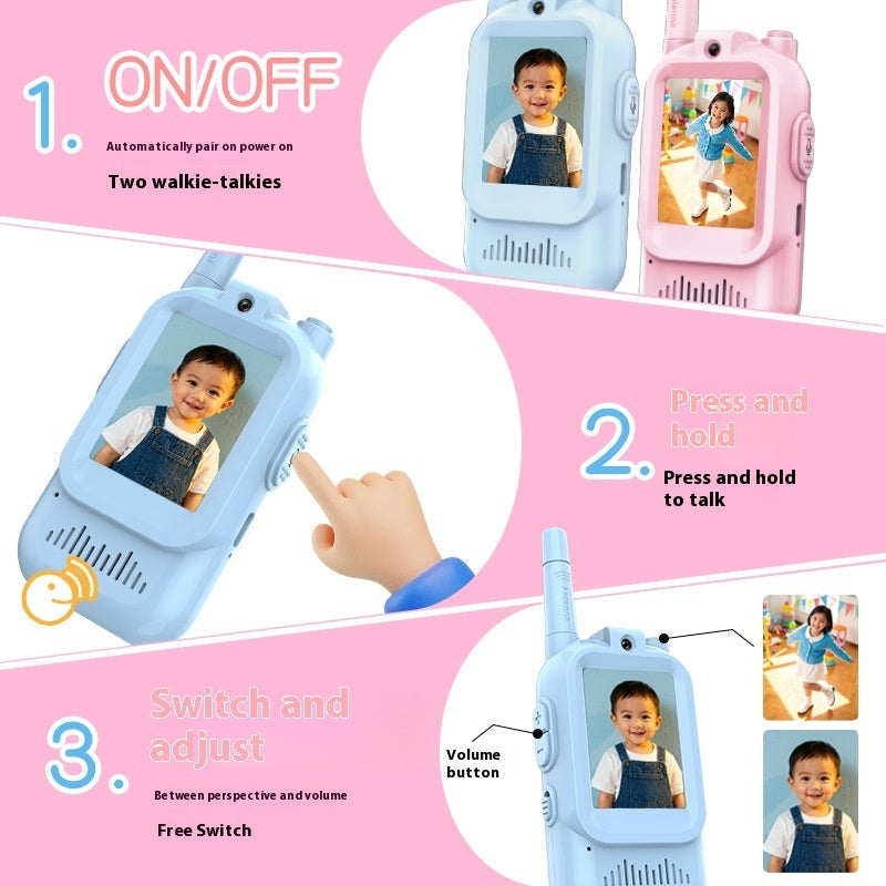 Mini Video Wireless Walkie Talkies For Kids