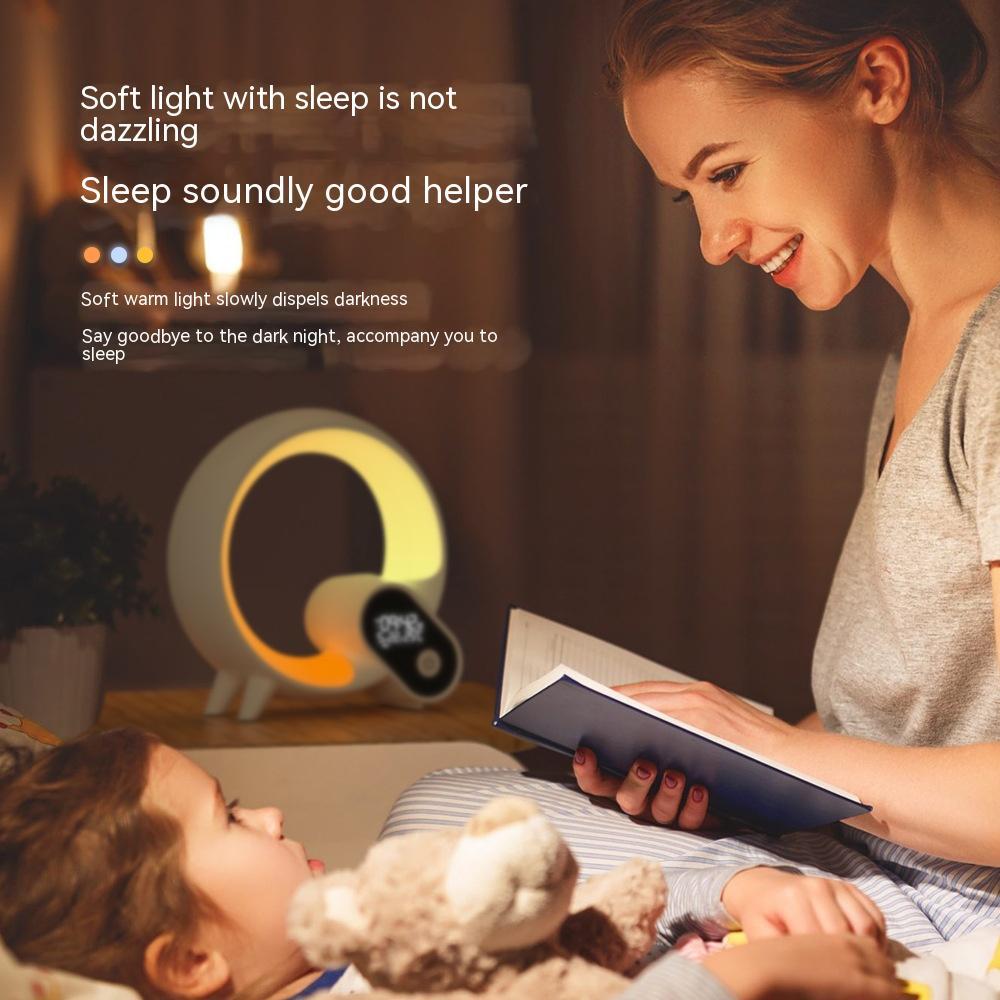 Q Light  Digital Display Alarm Clock Bluetooth Audio