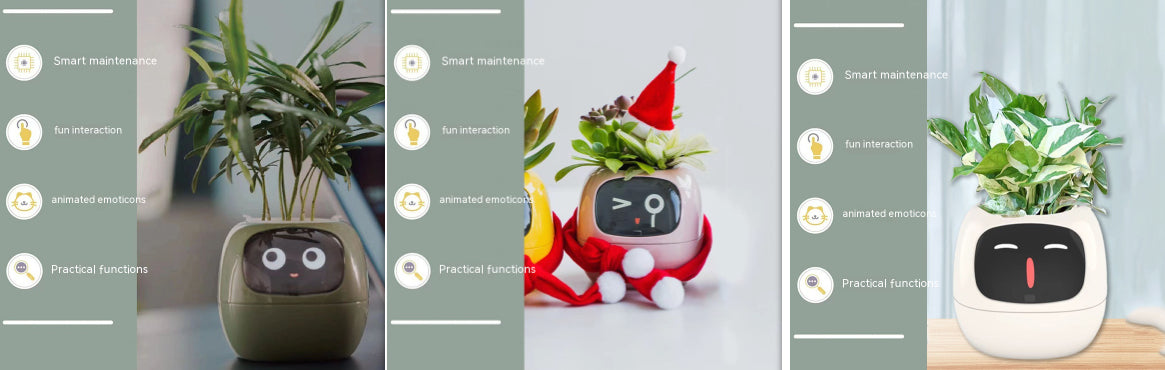Smart Planter Endless Fun Over 49 Rich Expressions 7 Smart Sensors And AI Chips