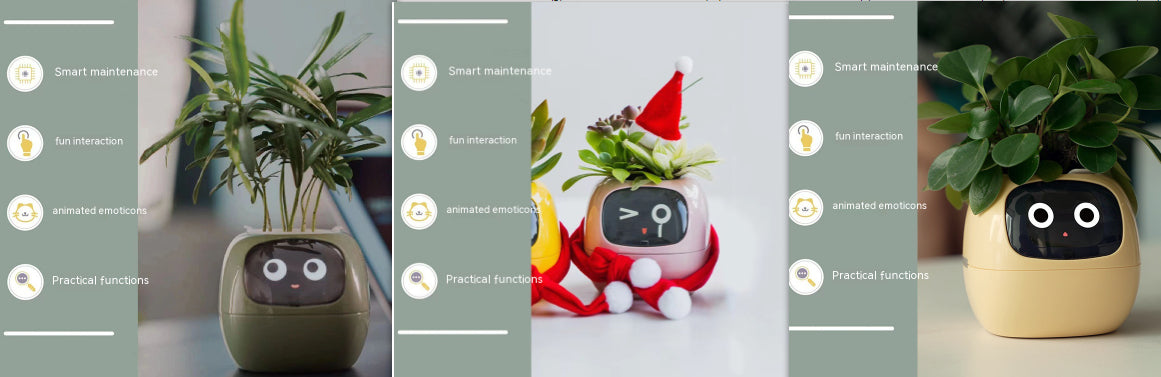 Smart Planter Endless Fun Over 49 Rich Expressions 7 Smart Sensors And AI Chips