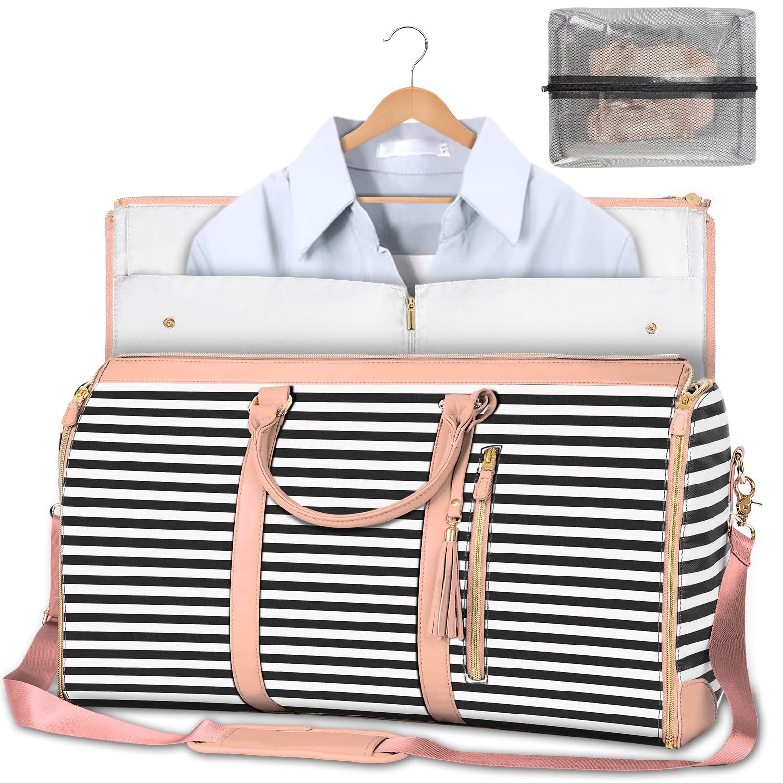 Travel Duffle Bag Women's Handbag Folding Suit Bag