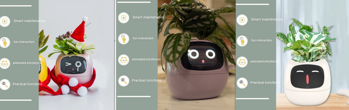 Smart Planter Endless Fun Over 49 Rich Expressions 7 Smart Sensors And AI Chips