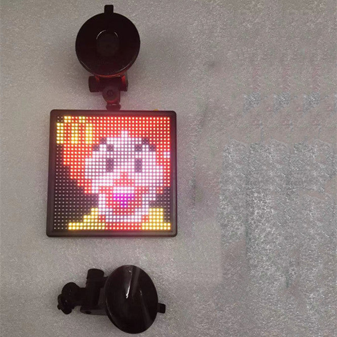 The Rear Window Of The Car LED Internet Celebrity Emoticon Screen
