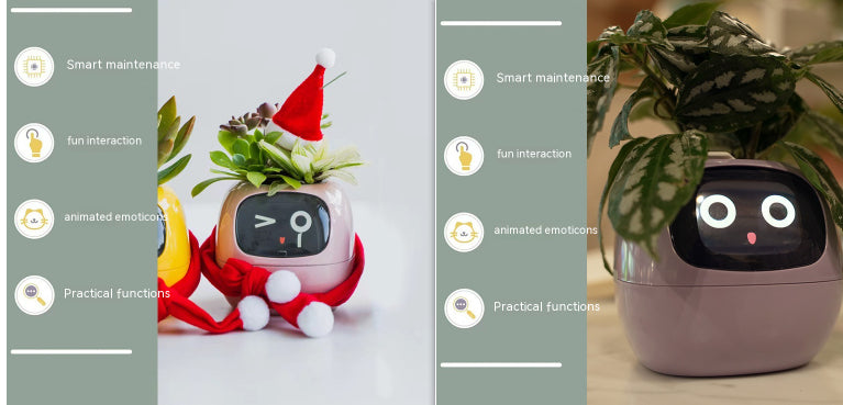 Smart Planter Endless Fun Over 49 Rich Expressions 7 Smart Sensors And AI Chips