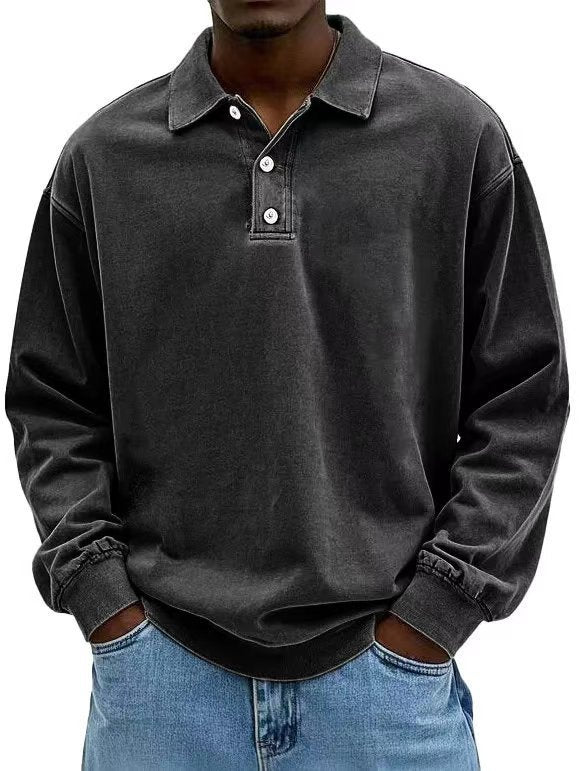 Fall Men's Long Sleeve Polo Shirts