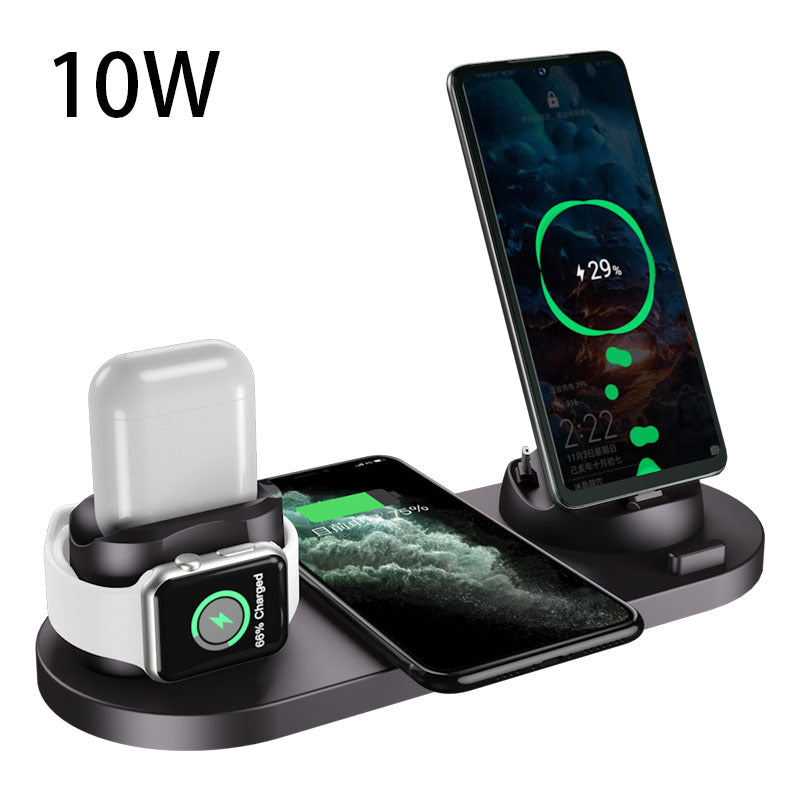 Wireless Charger For Phone  6 In 1 Charging Dock Station