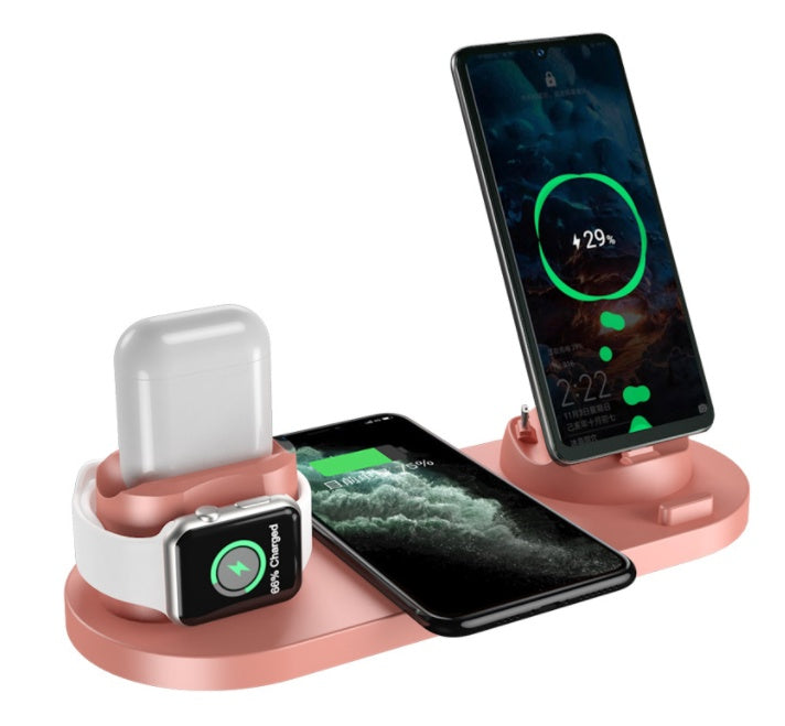 Wireless Charger For Phone  6 In 1 Charging Dock Station