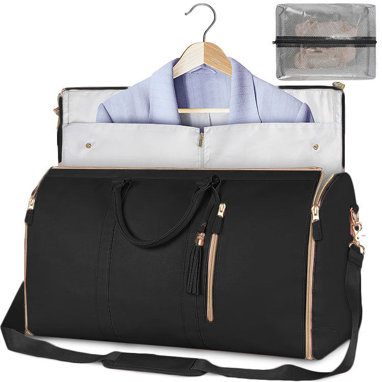 Travel Duffle Bag Women's Handbag Folding Suit Bag