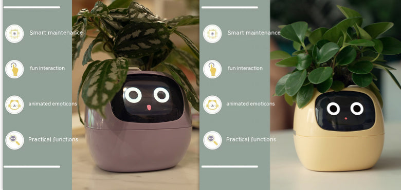 Smart Planter Endless Fun Over 49 Rich Expressions 7 Smart Sensors And AI Chips