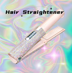 2-In-1 Electric USB Hair Straightening Brush