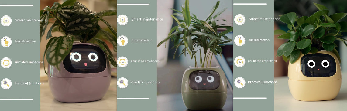 Smart Planter Endless Fun Over 49 Rich Expressions 7 Smart Sensors And AI Chips