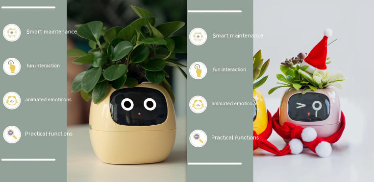 Smart Planter Endless Fun Over 49 Rich Expressions 7 Smart Sensors And AI Chips