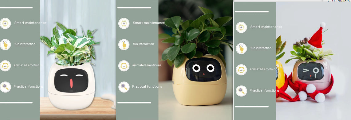 Smart Planter Endless Fun Over 49 Rich Expressions 7 Smart Sensors And AI Chips