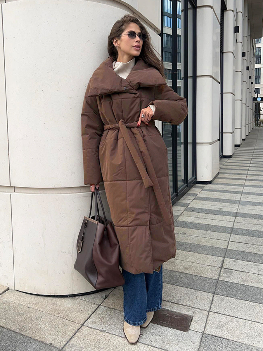 Fashion Large Lapel Long Coat