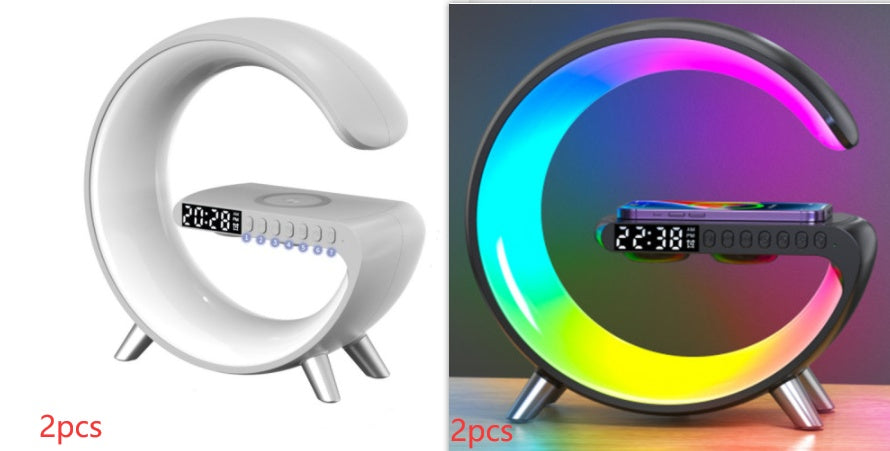 New Intelligent G Shaped LED Lamp Bluetooth Speaker