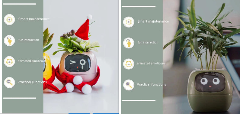 Smart Planter Endless Fun Over 49 Rich Expressions 7 Smart Sensors And AI Chips