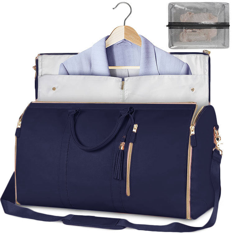 Travel Duffle Bag Women's Handbag Folding Suit Bag