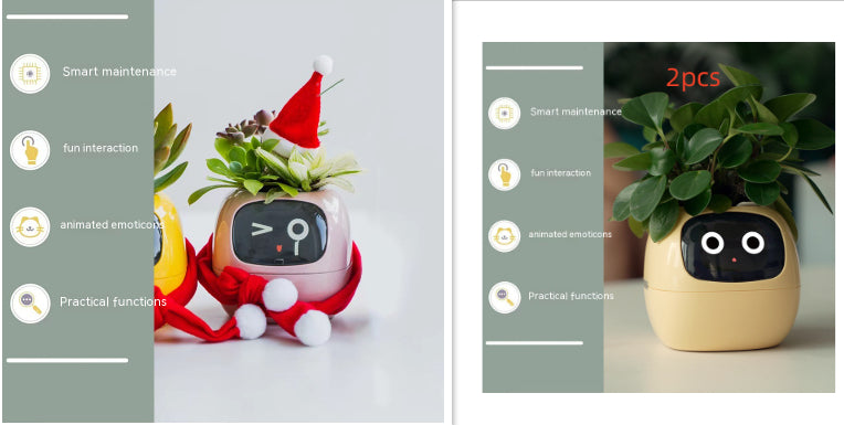 Smart Planter Endless Fun Over 49 Rich Expressions 7 Smart Sensors And AI Chips